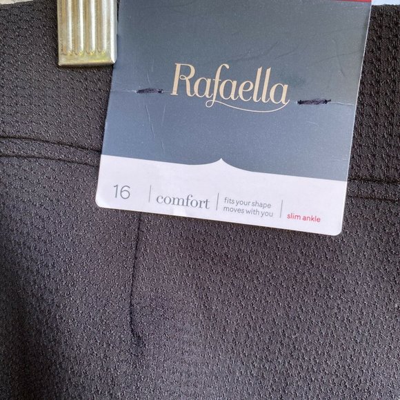 Raffaella Comfort Slim Ankle Pants Black NWT - Picture 4 of 11